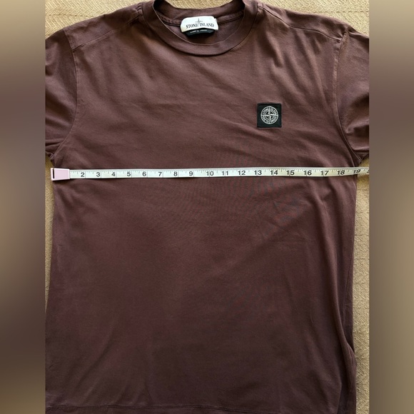 Stone Island Chestnut Short Sleeve Tee - Picture 7 of 7